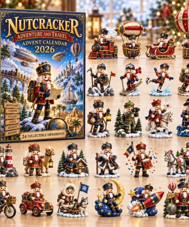 Nutcracker Adventure And Travel Advent Calendar 2026 Christmas Gift For Traveler, 3D Acrylic Collectibles