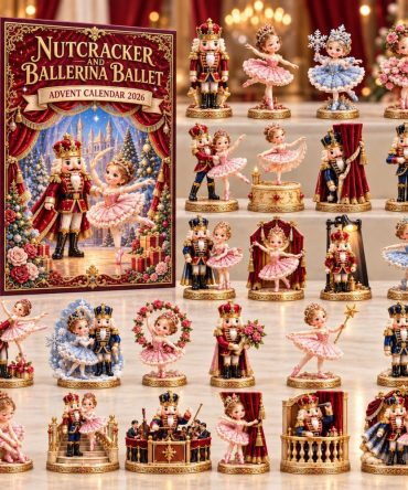 Nutcracker Ballet Advent Calendar 2026 24 Acrylic Christmas Gift For Girls, 3D Acrylic Collectibles