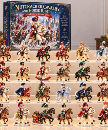 Nutcracker Cavalry Advent Calendar 2026 24 Ornaments Christmas Gift For Dad, 3D Acrylic Collectibles