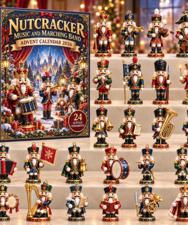 Nutcracker Music Advent Calendar 2026 24 Acrylic Christmas Gift For Dad, 3D Acrylic Collectibles
