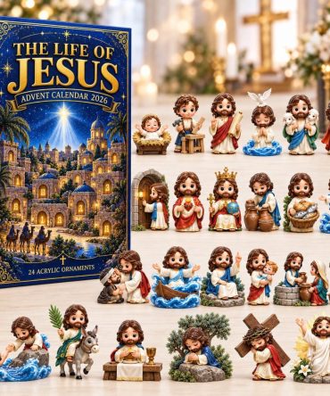 The Life Of Jesus Advent Calendar 2026 24 Ornaments Christmas Gift For Christian, 3D Acrylic Collectibles