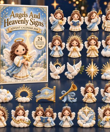 Angels And Heavenly Signs Advent Calendar 2026 Christmas Countdown Gifts For Christians, 3D Acrylic Collectibles