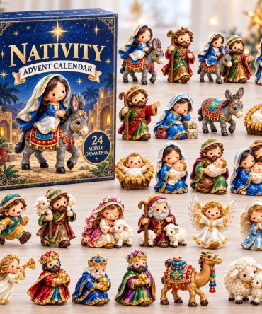 Chibi Nativity Advent Calendar 2026 Christmas Countdown Gifts For Christians, 3D Acrylic Collectibles