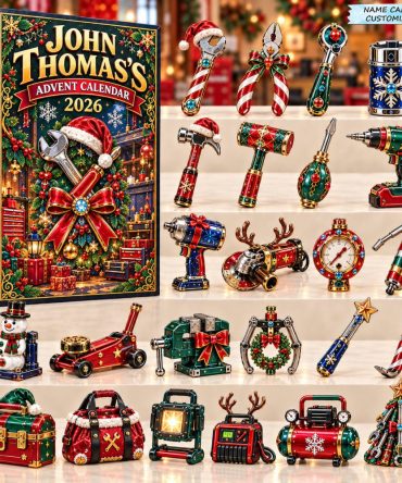 Customized Mechanic Advent Calendar 2026 Christmas Gifts For Men, 3D Acrylic Collectibles