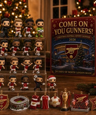 Arsenal Fc Merch Come On You Gunners Christmas Advent Calendar Arsenal Christmas Gift Idea, 3D Acrylic Collectibles