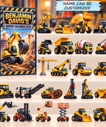 Customized Mighty Build Advent Calendar 2026 Gifts For Boys, 3D Acrylic Collectibles
