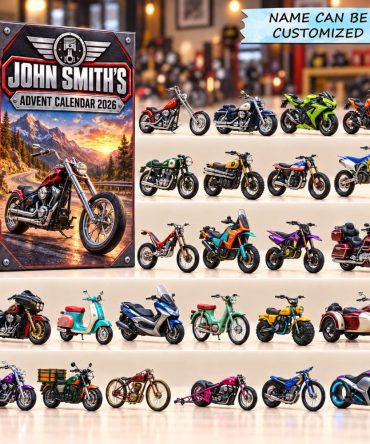 Customized Moto Legends Advent Calendar 2026 Christmas Gifts For Bikers, 3D Acrylic Collectibles