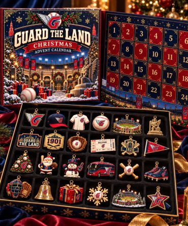 Cleveland Guardians Merch Guard The Land Christmas Advent Calendar Baseball Fan Gift, 3D Acrylic Collectibles
