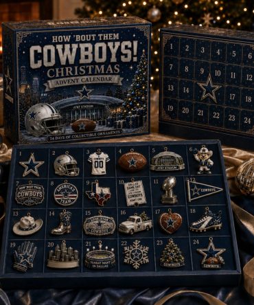 Dallas Cowboys Merch How Bout Them Cowboys Christmas Advent Calendar Cowboys Fan Gift, 3D Acrylic Collectibles