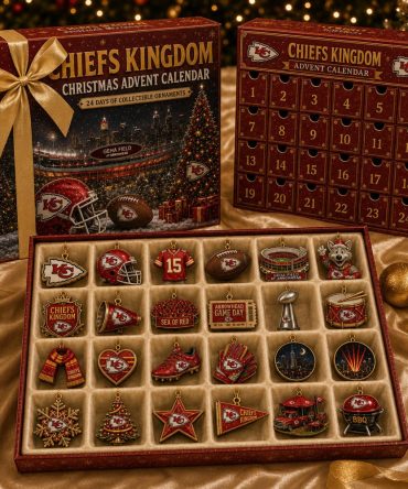Kansas City Chiefs Merch Chiefs Kingdom Christmas Advent Calendar Chiefs Football Gift, 3D Acrylic Collectibles