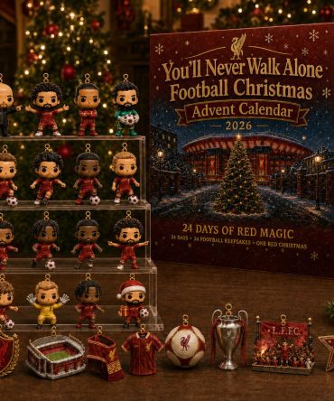Liverpool Merch You'Ll Never Walk Alone Football Christmas Advent Calendar Gift For Fans, 3D Acrylic Collectibles
