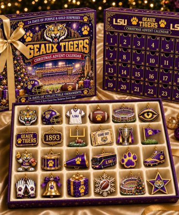 Lsu Tigers Merch Geaux Tigers Christmas Advent Calendar Geaux Tigers Gift, 3D Acrylic Collectibles