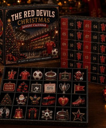 Manchester United The Red Devils Christmas Advent Calendar Man United Football Gift, 3D Acrylic Collectibles