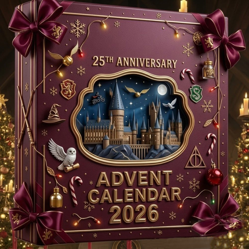 Harry Potter 25Th Anniversary Advent Calendar 2026 24 Days Christmas Countdown Gift For Harry Potter Fan, 3D Acrylic Collectibles