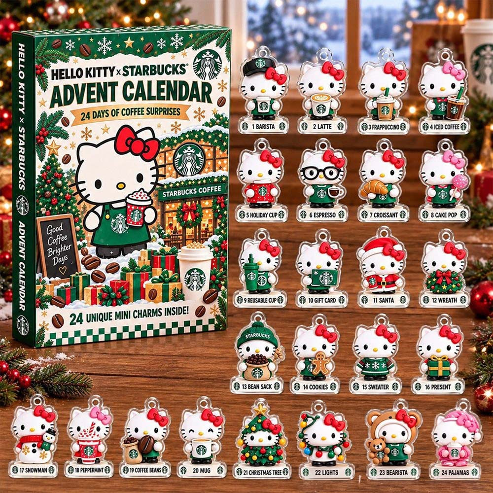 Hello Kitty X Sb 2026 Advent Calendar 2026 24 Days Christmas Countdown Gift For Hello Kitty Fans, 3D Acrylic Collectibles