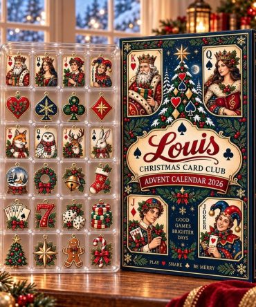 Personalized Christmas Card Club Advent Calendar 2026 Gifts For Card Players, 3D Acrylic Collectibles