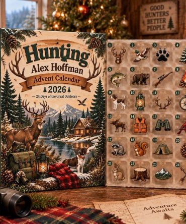 Personalized Hunting Great Outdoors Advent Calendar 2026 Christmas Gifts For Hunters, 3D Acrylic Collectibles