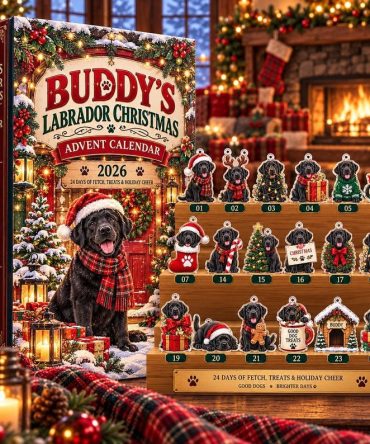 Personalized Labrador Christmas Advent Calendar 2026 Gifts For Dog Lovers, 3D Acrylic Collectibles