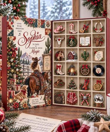 Personalized Music Magic Advent Calendar 2026 24 Days Christmas Gifts For Music Lovers, 3D Acrylic Collectibles