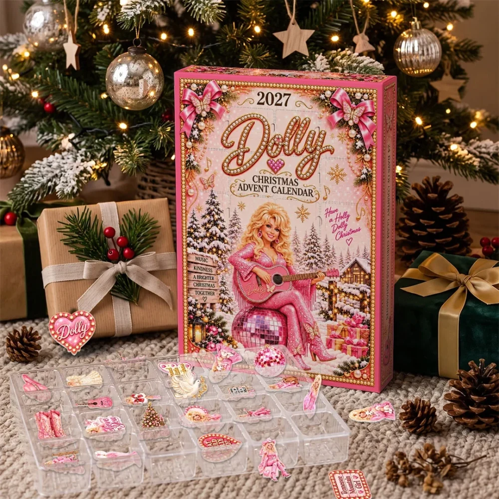 Dolly Parton 2027 Advent Calendar Christmas Tree Ornaments Dolly Parton Merch Music Fans Gifts
