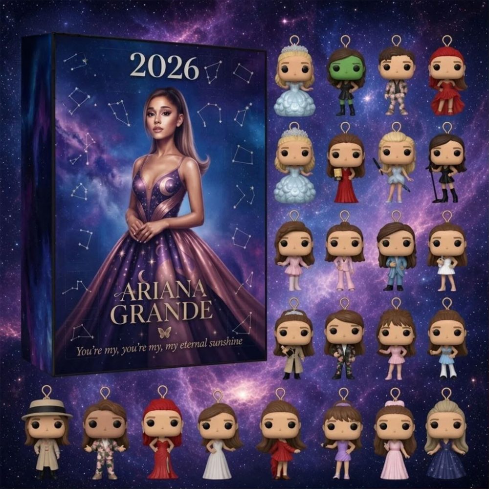 Ariana Grande Advent Calendar 2026 24 Days Christmas Tree Ornaments Ariana Grande Merch