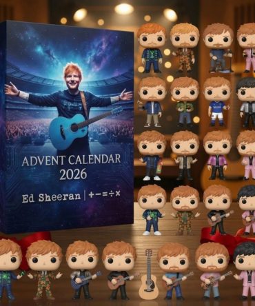 Ed Sheeran Mathematics Tour Advent Calendar 2026 24 Days Xmas Tree Ornaments Ed Sheeran Merch