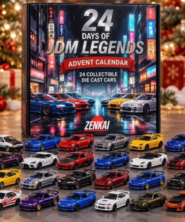 24 Days Of Jdm Legends Advent Calendar 2026 Christmas Countdown Gift For Son, 3D Acrylic Collectibles