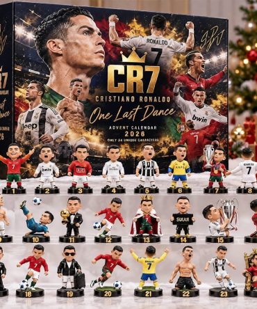 Cristiano Ronaldo Merch Cr7 One Last Dance Advent Calendar 2026 24 Days Christmas Countdown Gift, 3D Acrylic Collectibles