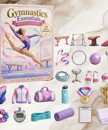 Gymnastics Essentials Advent Calendar 2026 24 Days Xmas Tree Ornaments Gifts For Ballet Lovers