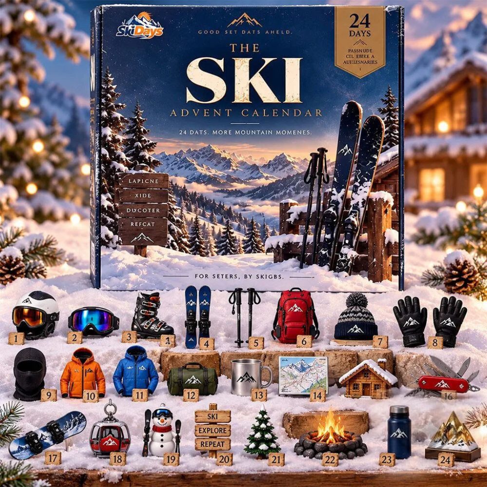 The Ski Skiing And Winter Sports Advent Calendar 2026 Christmas Tree Ornaments Ski Lovers Gifts