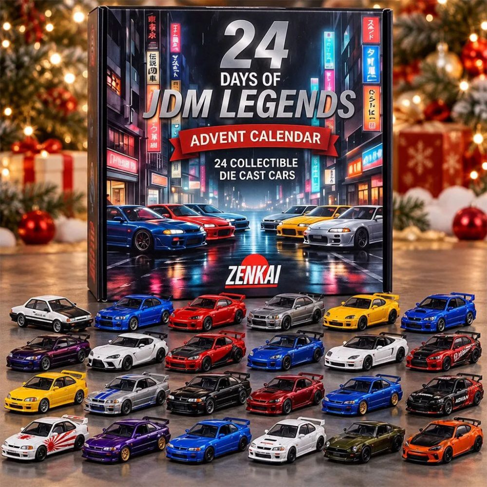 24 Days Of Jdm Legends Advent Calendar 2026 Christmas Tree Ornaments Xmas Gifts For Son