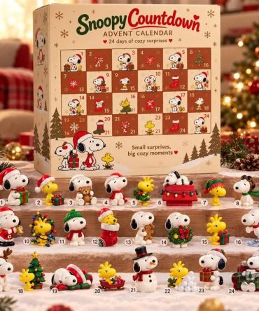 Peanuts Snoopy Christmas Countdown Advent Calendar 2026 Holiday Ornaments Snoopy Merch