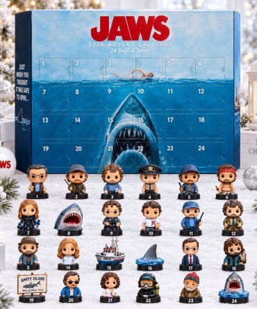 Jaws 2026 Advent Calendar Jaws Christmas Calendar Xmas Gifts For Family, 3D Acrylic Collectibles