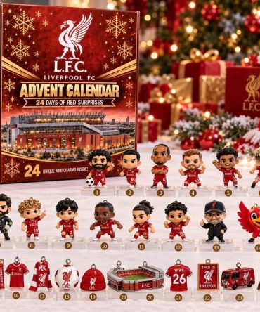 Liverpool Fc Advent Calendar 2026 Liverpool Fc Fan Xmas Advent Calendar Sport Gift, 3D Acrylic Collectibles