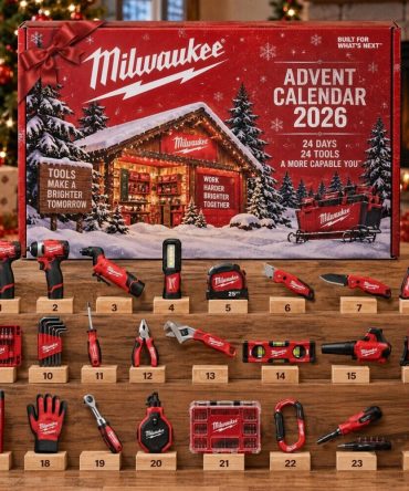 Milwaukee Advent Calendar 2026 24 Days Tools Milwaukee Xmas Advent Calendar, 3D Acrylic Collectibles