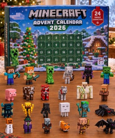 Minecraft Advent Calendar 2026 Collectible Christmas Ornaments Xmas Gift For Son, 3D Acrylic Collectibles