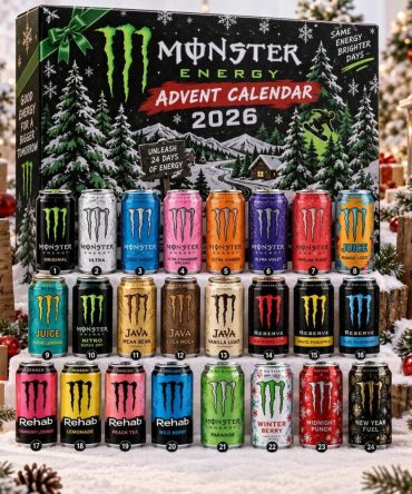 Monster Energy Advent Calendar 2026 Monster Energy Xmas Advent Calendar Gift Ideas, 3D Acrylic Collectibles