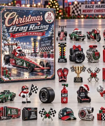 Christmas Drag Racing Advent Calendar 2026 Xmas Tree Ornaments Gift For Brothers