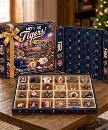 Detroit Tigers 2026 Christmas Advent Calendar Christmas Tree Ornaments Detroit Tigers Merch