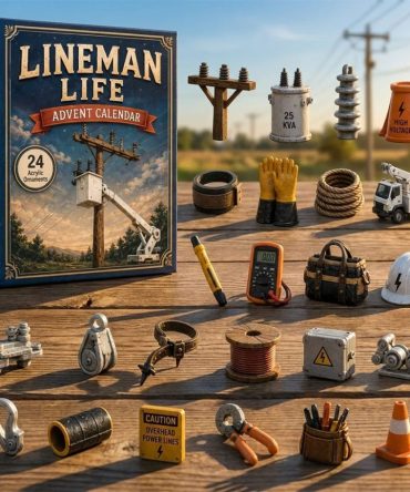 Lineman Life Advent Calendar Christmas Tree Ornaments Best Gift For Linemans