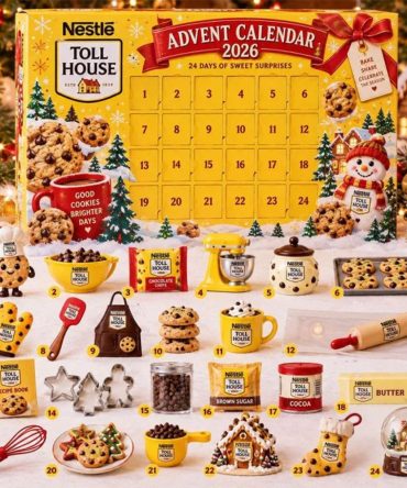 Nestle Toll House 2026 Advent Calendar 24 Days Of Baking Holiday Christmas Tree Ornaments