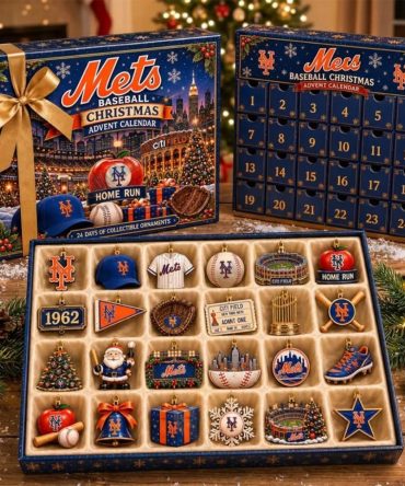New York Mets Baseball Christmas Advent Calendar Xmas Tree Ornament Sny Mets Merch Fan Gifts