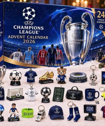 Uefa Champions League Soccer Advent Calendar 2026 Christmas Tree Ornaments Soccer Fan Gifts