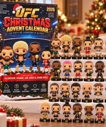 Ufc Christmas Advent Calendar 24 Days Of Fighter 2026 Christmas Tree Ornaments Ufc Merch