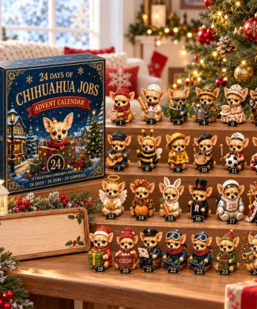 24 Days Of Chihuahua Jobs Advent Calendar 2026 Christmas Tree Ornaments Chihuahua Lover Gifts