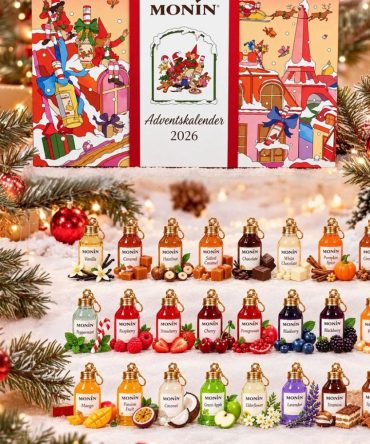 2026 Monin Syrup Advent Calendar 24 Christmas Tree Ornament Xmas Gifts For Friends