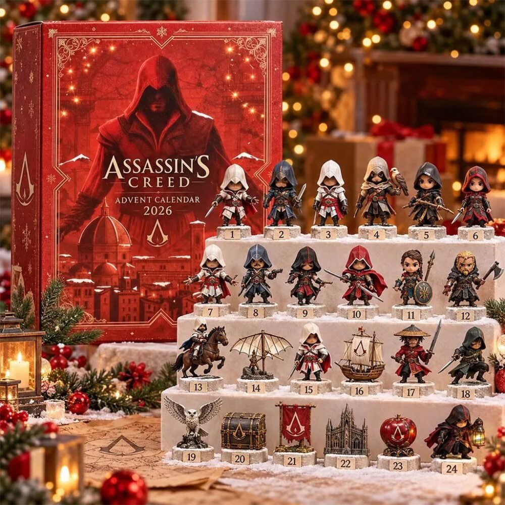 Assassin'S Creed Holiday Advent Calendar 2026 Gaming Christmas Ornaments Assassin'S Creed Merch