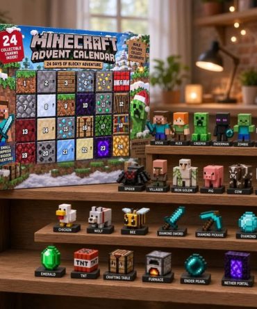 Minecraft Advent Calendar 2026 Gaming Christmas Ornaments Minecraft Merch Gift For My Son