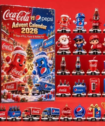 Coca-Cola Vs Pepsi Advent Calendar 2026 Christmas Tree Ornaments Soda Lover Gifts For Xmas