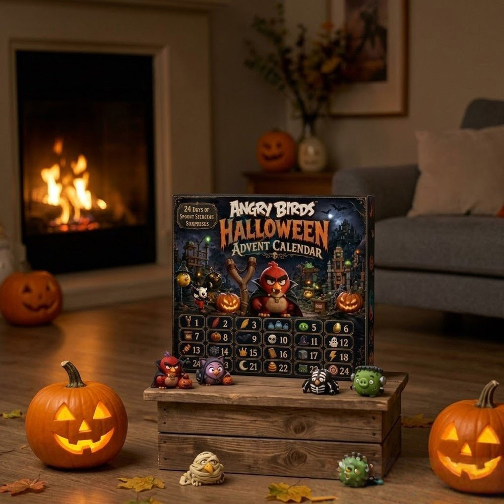 Angry Birds Halloween Advent Calendar 2026 24 Days Countdown Halloween Gift, 3D Acrylic Collectibles